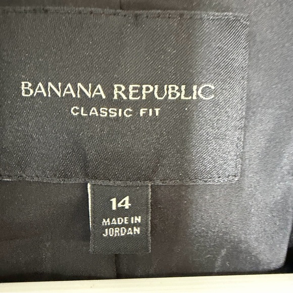 Banana Republic Black and Grey Blazer Size 14 - Picture 4 of 12